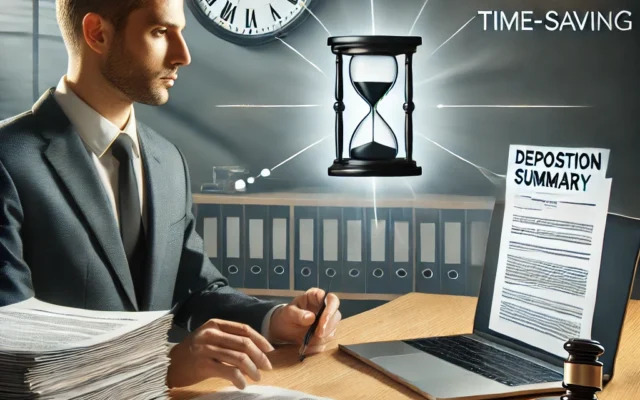 How Deposition Summary Services Save Time And Money